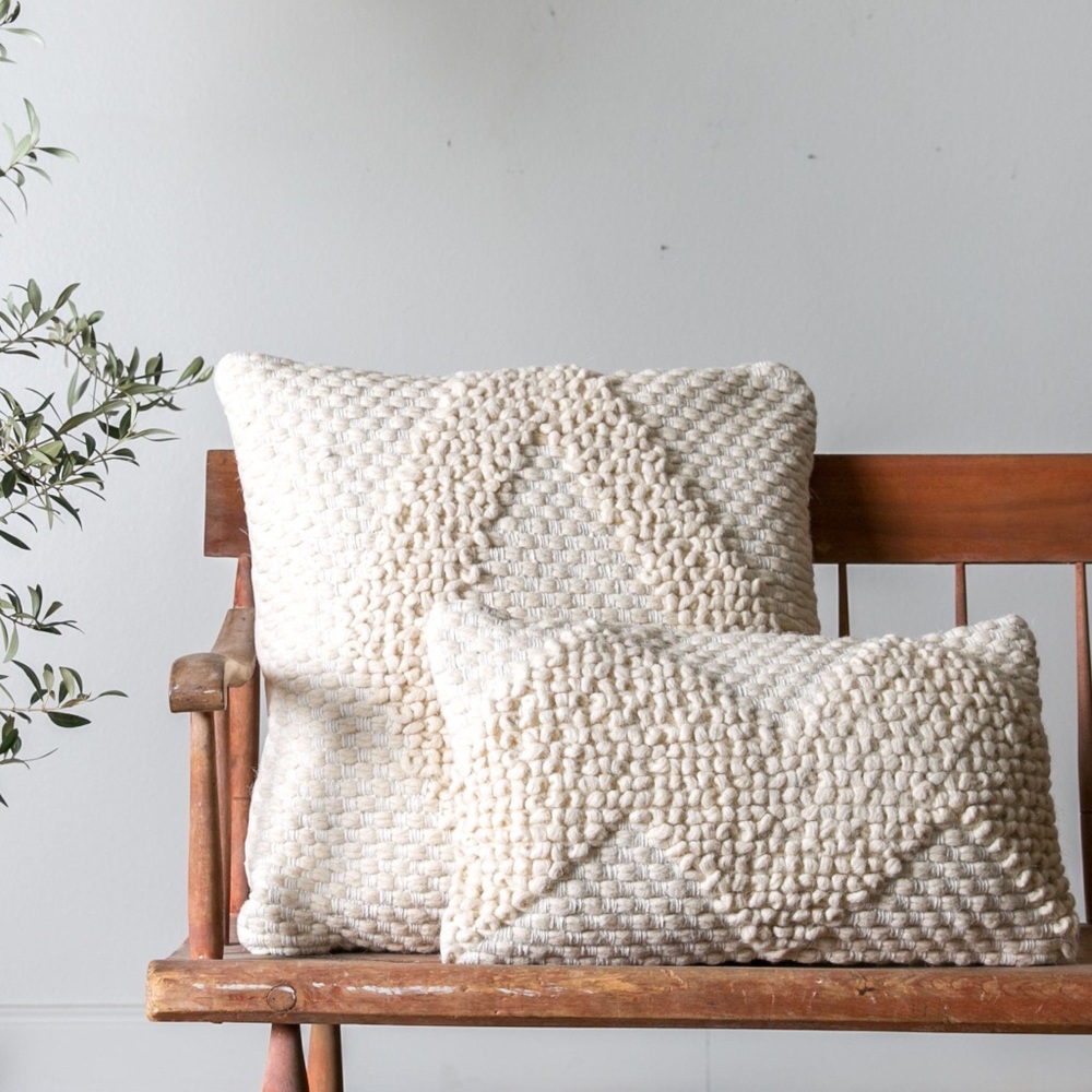 Magnolia Home Fae Pillow in Ivory - Picture 1 of 7
